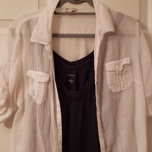 Banana Republic Linen Button Down